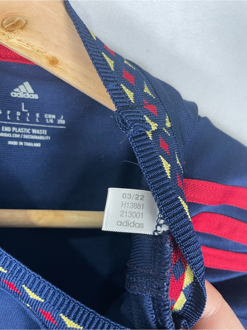 Adidas AFC Ajax Amsterdam 2022 Away Soccer #18 SZETO Custom? Jersey Sz L - Picture 15 of 16